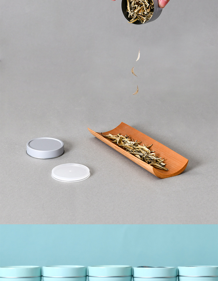 Small mini tea can, tinplate metal sealed can, empty can, colorful one-pot tea capacity packaging tea can pic 15