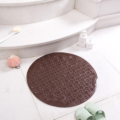 Manufacturer Donut Bathroom Non-Slip Mat Strong Suction Cup Unscented Pvc Toilet Toilet Shower Floor Mat Bathtub Mat Application Scenario