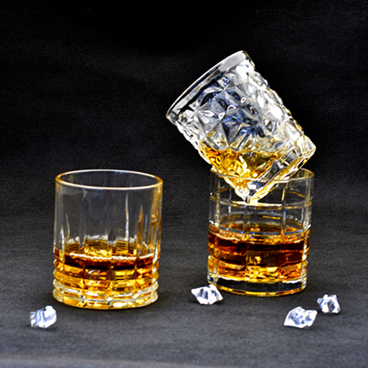 威士忌杯洋酒杯啤酒杯酒吧烈酒杯家用玻璃水杯创意欧式玻璃酒具细节图