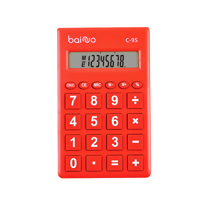 C-9S portable and cute calculator, student arithmetic calculator, office computer in stock for wholesale Item Picture