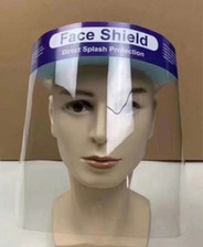 隔离防护面罩 头戴式防雾防飞沫透明防疫面罩 防溅防油烟护脸帽