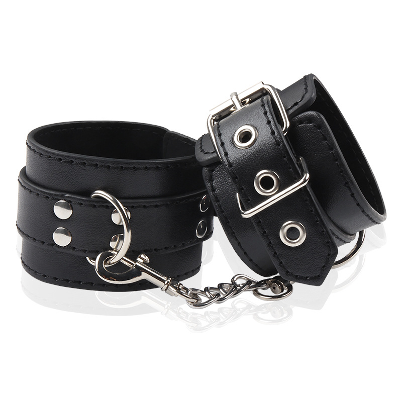 Adult sex toys Entry level shackles Leather binding shackles SM alternative sex toys shackles Item Picture