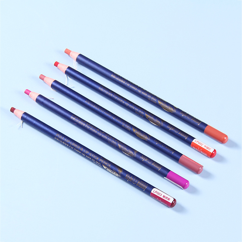 National trend trendy rabbit multi-color options available, waterproof, non-fading, moisturizing Chinese red lip liner pen wholesale Specification image