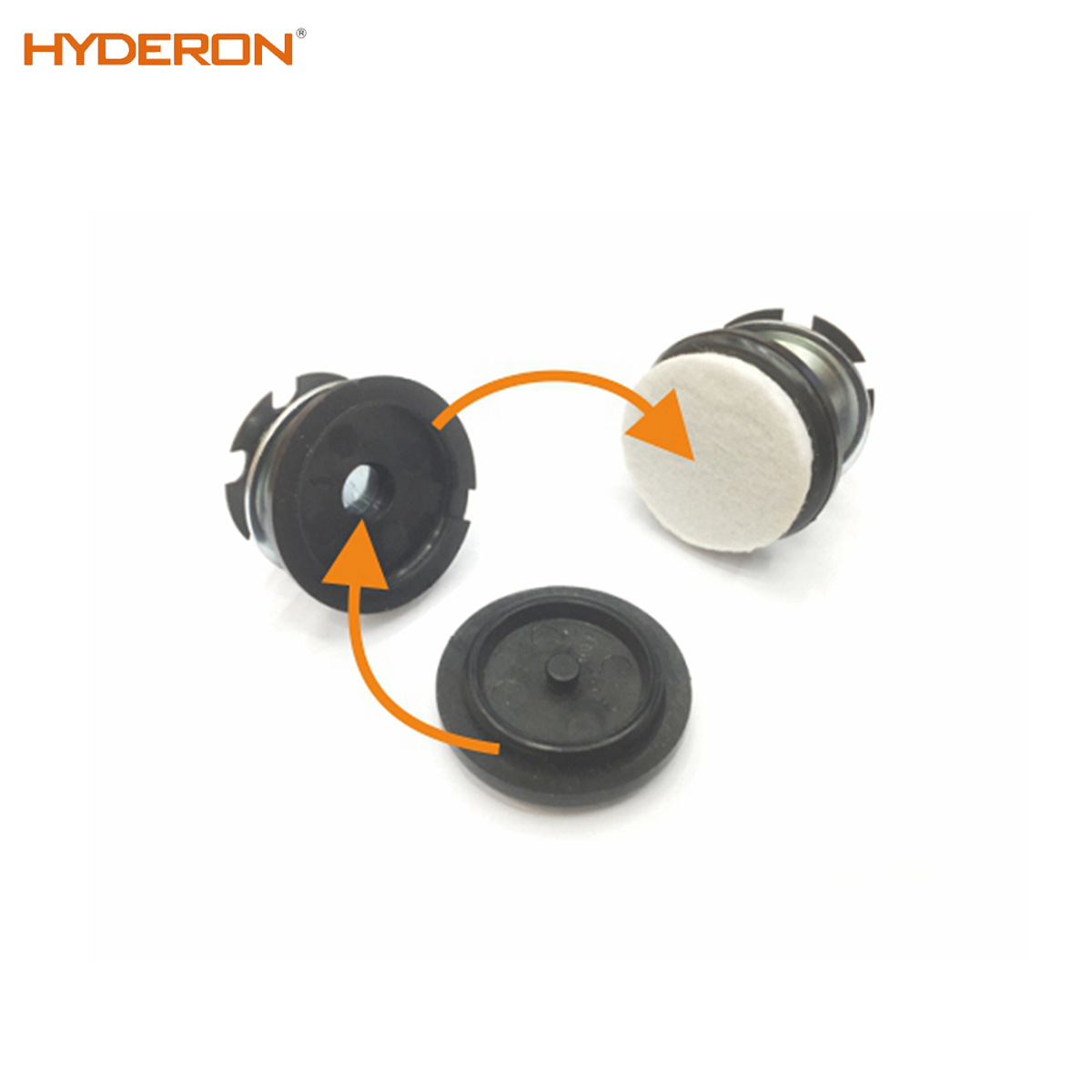American-style metal fine-tuning feet, spring piece type tube plug inclined foot pads, metal hotel furniture feet, steel pipe furniture feet Item Picture