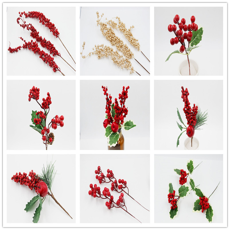 DIY Christmas decoration bouquets, wreaths, Christmas trees, festive window displays, bar scenes, and simulated pinecone accessories Item Picture
