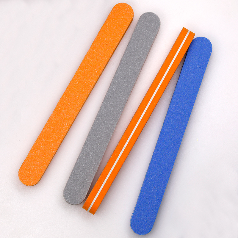shanilak Double-sided frosted high-elastic cotton nail care tools and supplies, nail files, sponge washers, nail trimming files, horseshoe box set Application Scenario
