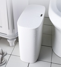 Smart garbage can automatically sensing garbage can toilet cleats Household toilet narrow with covered garbage kitchen