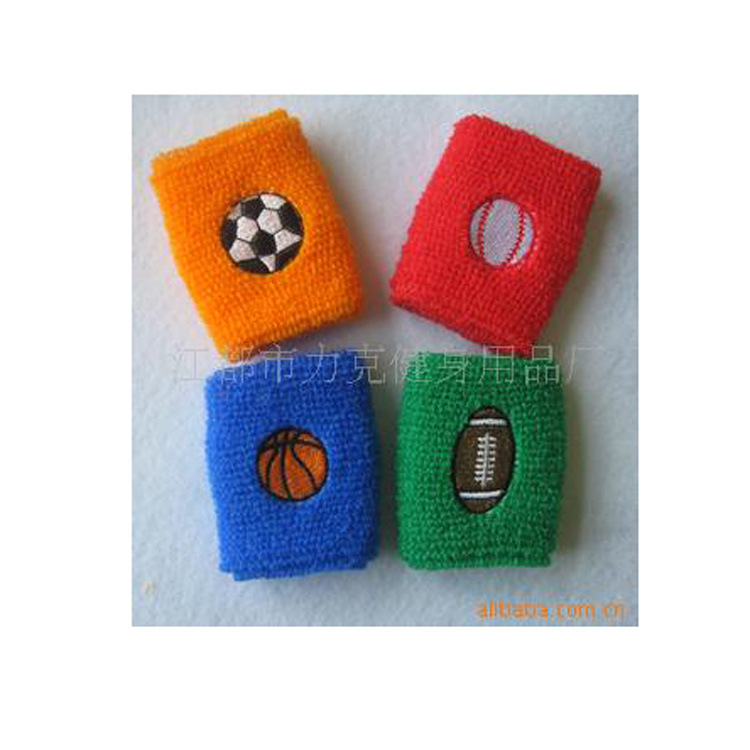Children's Wrist Strap Youth Sports Running Outdoor Basketball Sweat Absorbent Wipe Sports Wrist Strap Item Picture