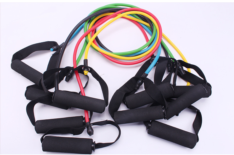 The manufacturer supplies one-line resistance bands, resistance ropes, fitness equipment, yoga fitness equipment, eight-line resistance bands and chest amplifiers details Picture