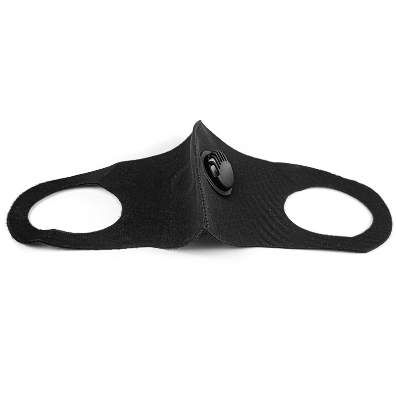 Disposable mask, the same style as female and male celebrities, popular online, dust-proof, breathable, moisture-drying, black, thin with a breathing valve, suitable for summer details Picture