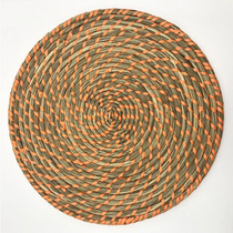 Braided placemat straw straw placemat heat insulation placemat cup placemat braided placemat casserole mat decorative placemat Western placemat bowl mat