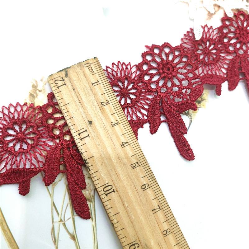 Manufacturers Direct Lace Lace Explosive Sexy Pajamas Polyester Water-Soluble Barcode Hollow Flowers Exquisite Clothing Accessories Application Scenario