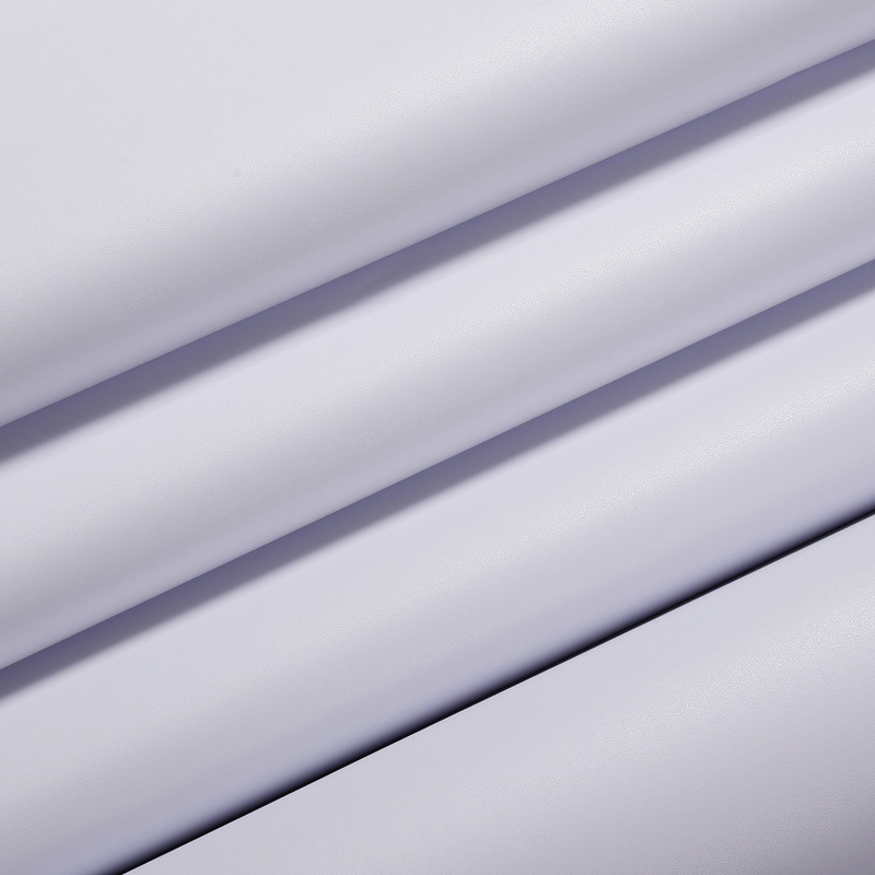 Thickened self-adhesive wallpaper, Boeing film, wardrobe, desktop, furniture renovation stickers, projector screen, pure white wood grain stickers details Picture