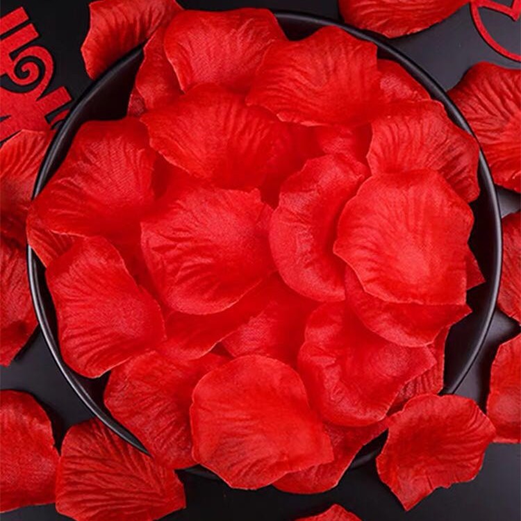 Factory direct sales of artificial petals, non-woven fabric petals, rose petals, wedding petals, proposal and wedding decoration petals Specification image