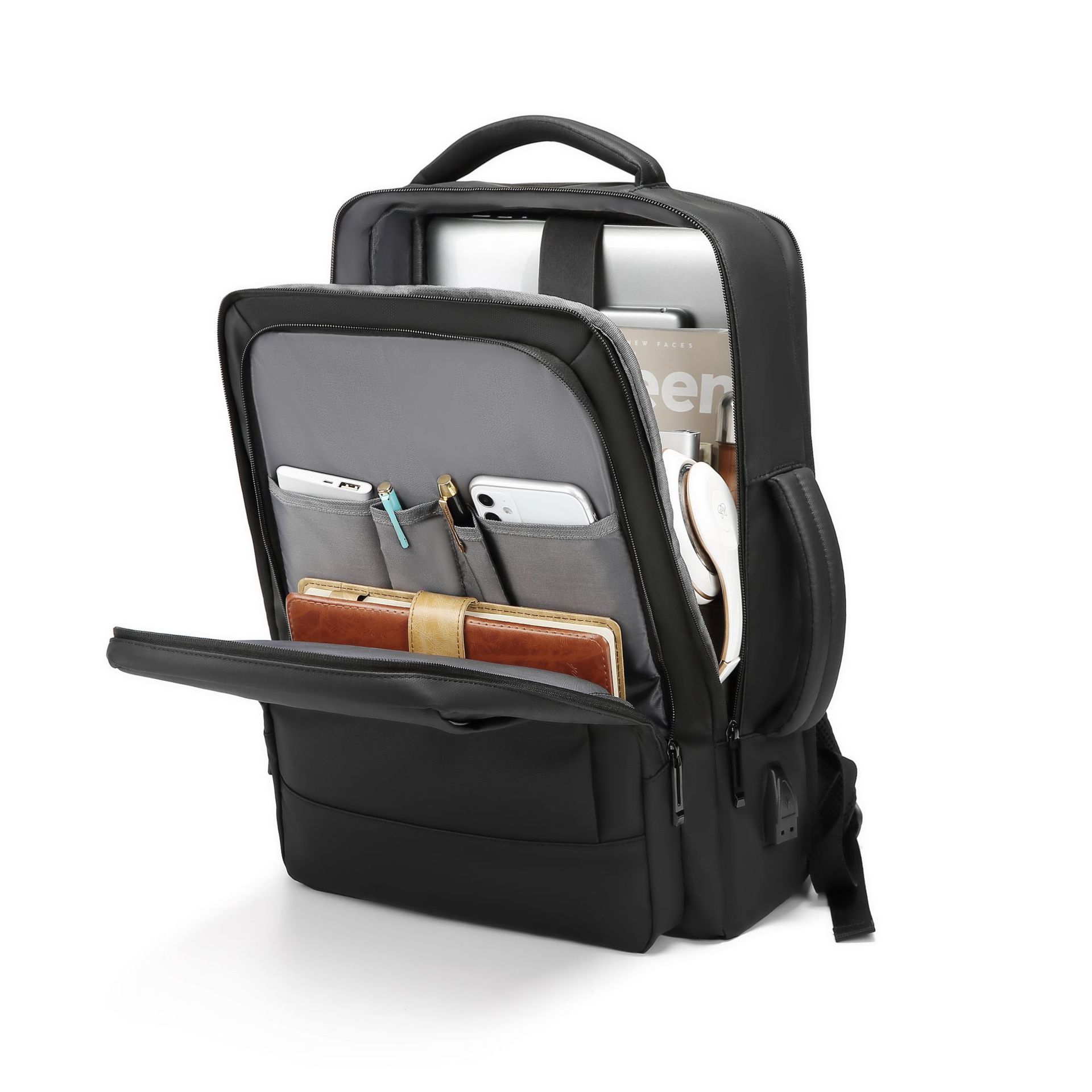 New men's backpacks, multi-functional large-capacity business backpacks, computer bags, waterproof travel student schoolbags are available. system Item Picture