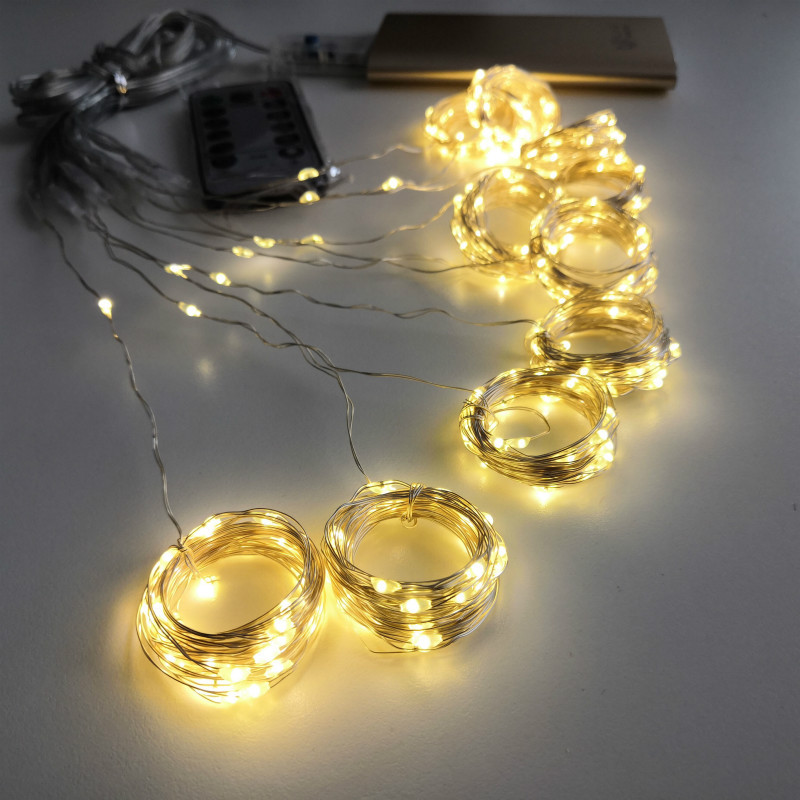 Curtain Light Copper Wire Light Bedroom Star Atmosphere Light Usb Christmas Holiday Led Decorative Light String Wholesale Light String Specification drawing