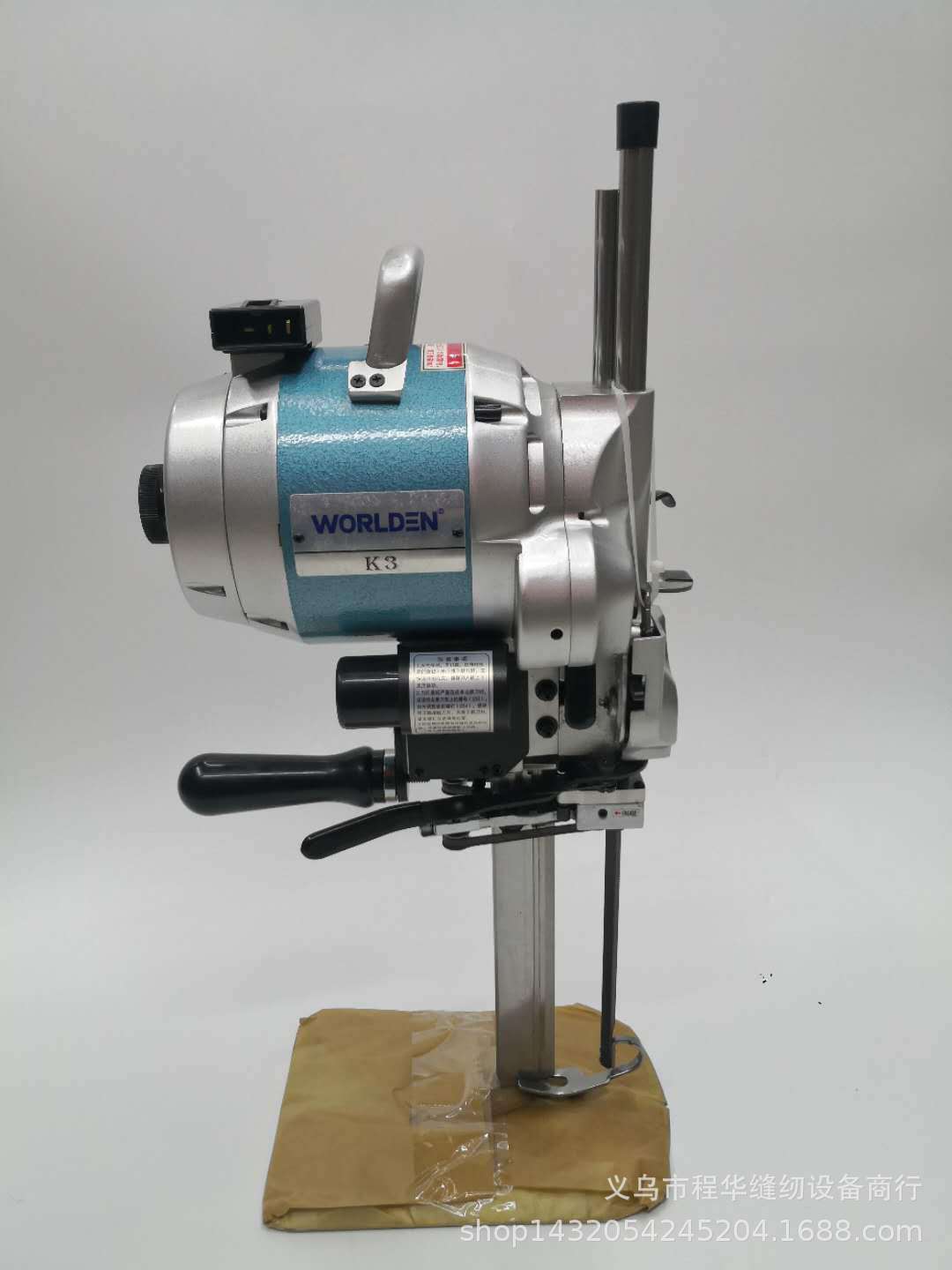 Free shipping cutting machine, 1168W high-power fabric and leather automatic grinding and cutting scissors, servo 1600W thick material electric shears details Picture