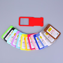 Manufacturers wholesale slide cover work card card sleeve work card access card student card badge employee card sleeve design