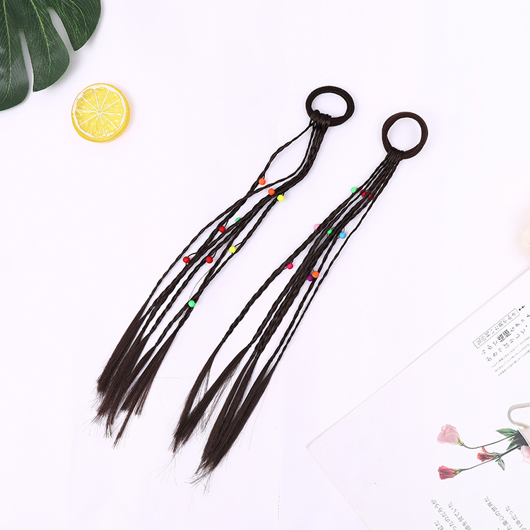 Douyin children's wigs, braids, single-color towel loop braids, European and American braids, dirty braids, colorful bell braids wholesale Application Scenario