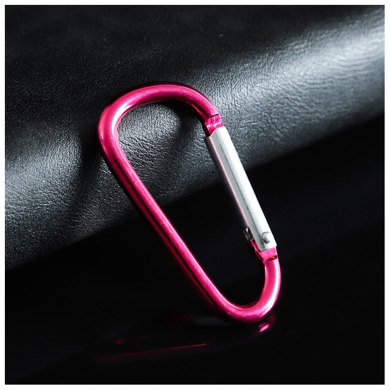 Ring Plus Card No. 45678 Type D Mountaineering Buckle Aluminum Alloy Bluetooth Headset Cover Buckle Kettle Buckle Climbing Buckle Item Picture