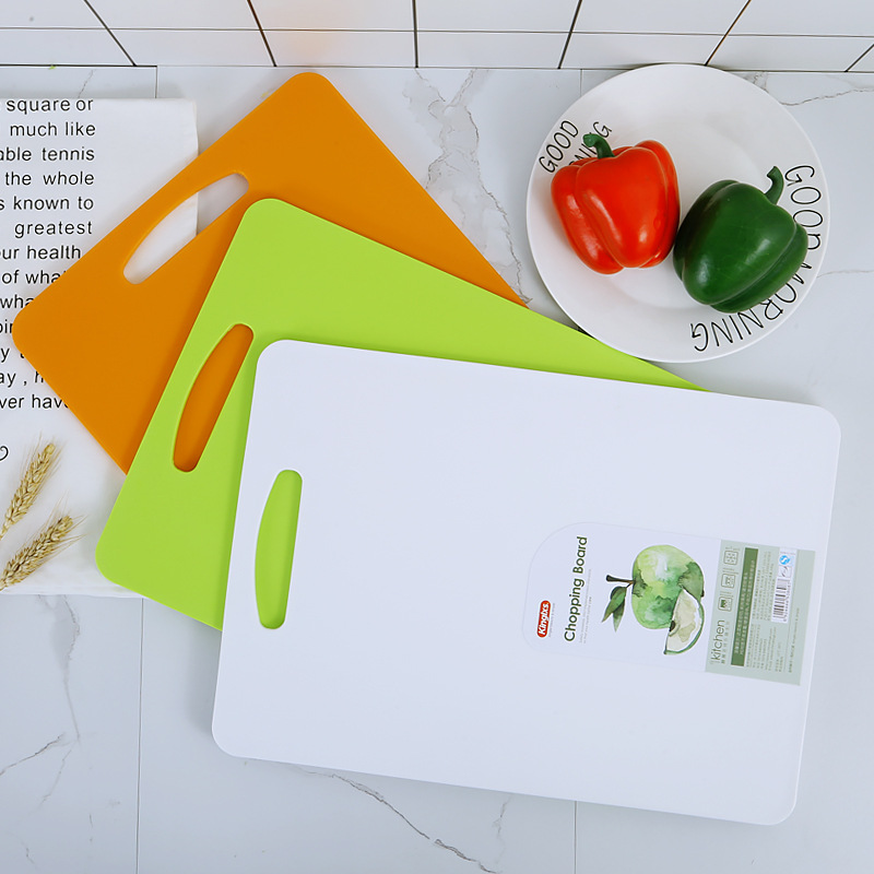 Large thick cutting board kitchen cutting fruit cutting board multi-color baby food classification cutting board can be carried full figure