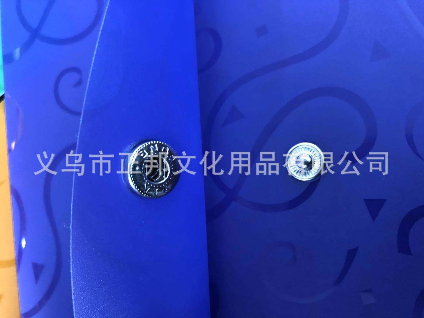 Factory direct sales of office storage PP color chrysanthemum pattern file bags, archive iron snap bags FC wholesale customization with free shipping Item Picture