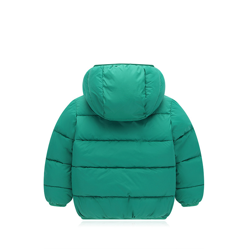 2022 new short down cotton-padded jacket for children, including thickened and hooded down jackets for boys and girls details Picture