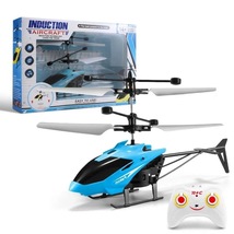 遥控飞机感应感应飞行器悬浮式二通直升机耐摔耐玩带灯光可充电飞行地摊玩具儿童玩具