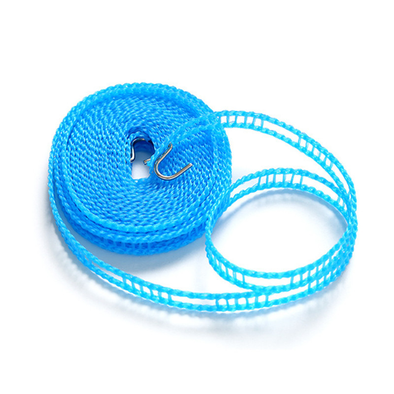 The manufacturer supplies windproof clothes drying ropes, nylon ropes, 5-meter and 8-meter clothes drying ropes for wholesale at a two-yuan store Application Scenario
