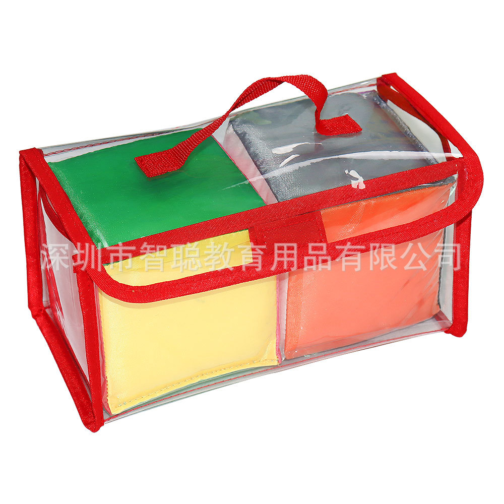 Factory Price Direct Sales Cross-Border Source With Transparent Pocket Insert Card Dice Learn Dice Toy Baby Cube Toy Item Picture