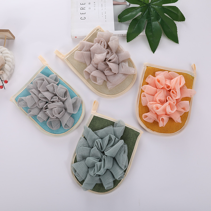 搓澡巾洗澡巾搓澡手套家用双面洗浴用品成人浴花强力搓灰搓泥神器01987