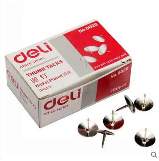 100 0020 drawing pins, including stainless steel drawing pins, office drawing pins and binding pins
