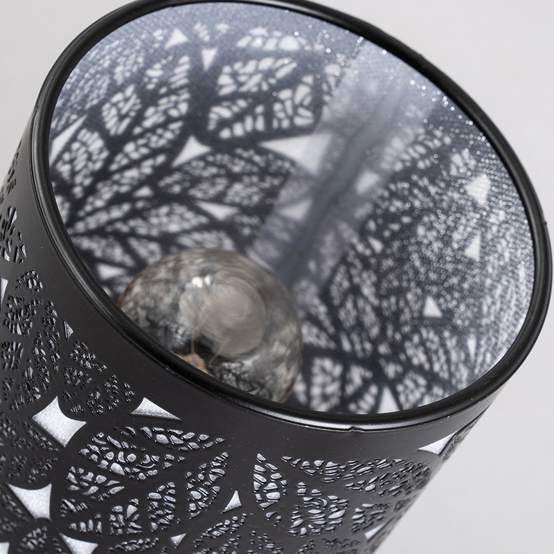 亚马逊跨境新款家用香薰机 黑白两色香薰机圆柱形小树叶图案灯具详情图4