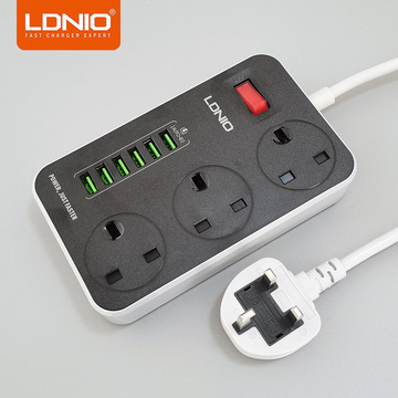 【 Cross-border Exclusive 】 Hong Kong version British standard USB power strip socket power strip, British standard power strip