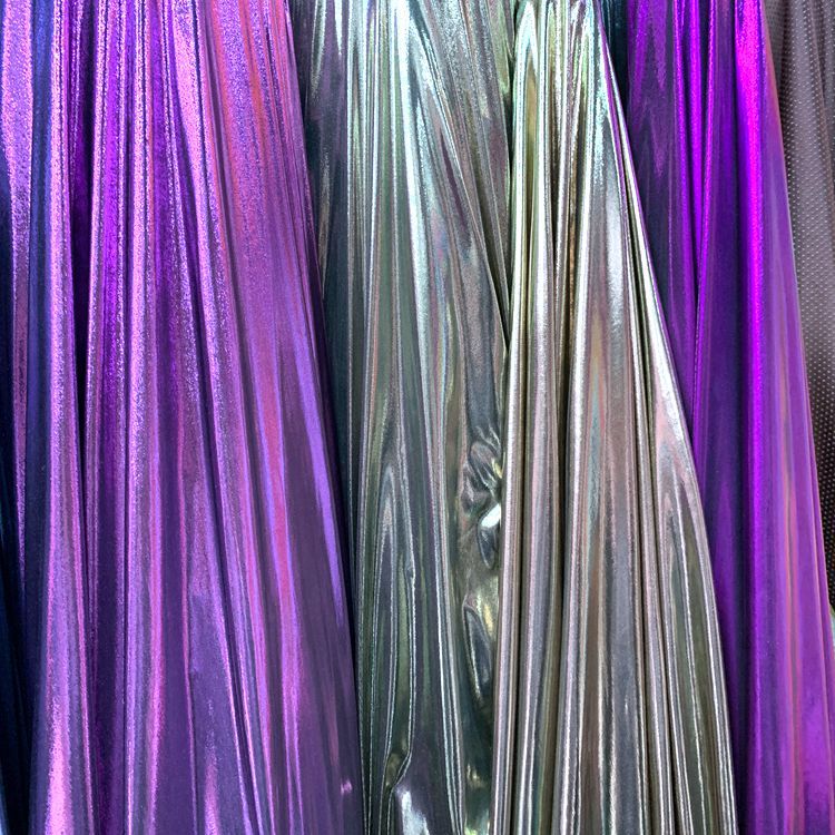 2022 new polyester fabric spring and autumn skirts, professional clothing fabric, toys, various accessories, silver-embossed super soft fabric details Picture