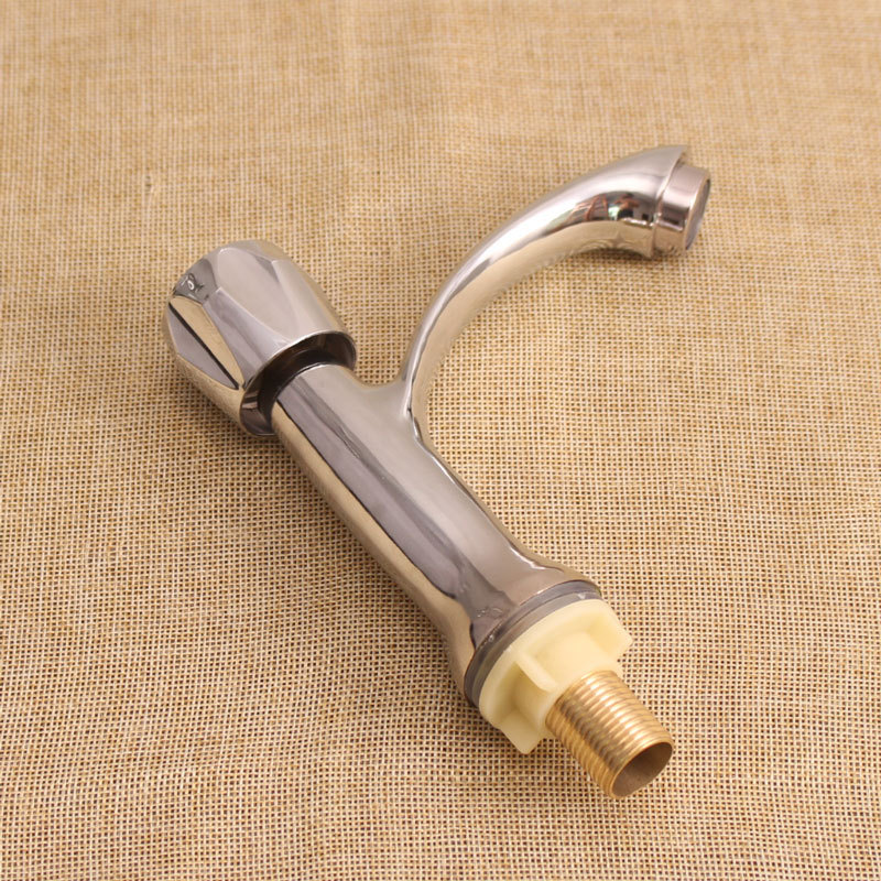 厂家供应批发 合金面盆龙头 拉丝罗马单孔 台上盆单冷水龙头卫浴