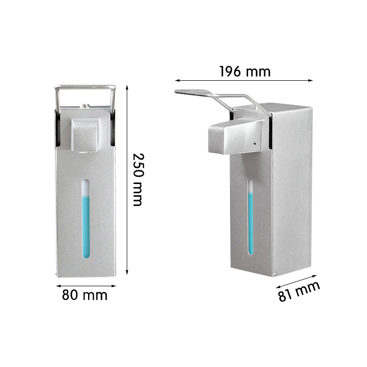 Wall-mounted elbow press type soap dispenser, medical soap dispenser, German best-selling spray disinfectant, Sifang details Picture