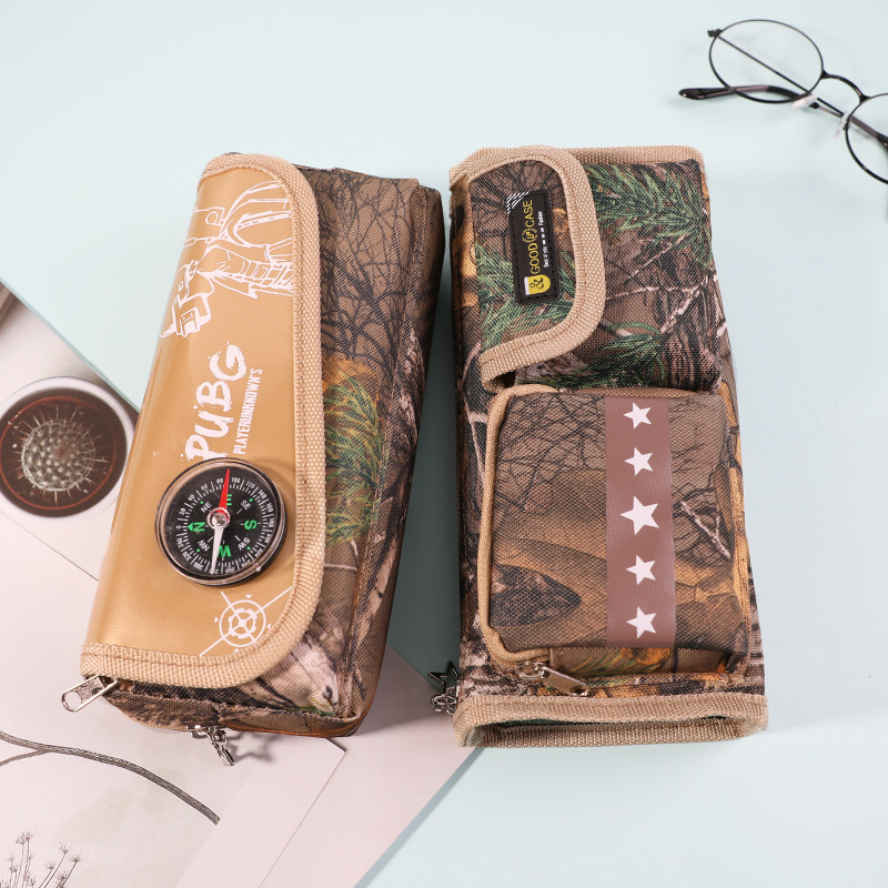 Personalized Male Army Pen Bag Large Capacity Personalized Army Creative Pen Bag Student Pencil Case Wholesale Spot details Picture