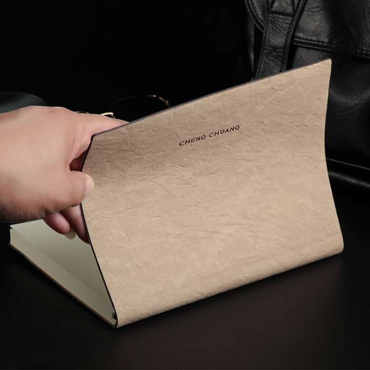 Customized a5 creative business office notebook with binding rope, diary, leather strap, and logo Specification image