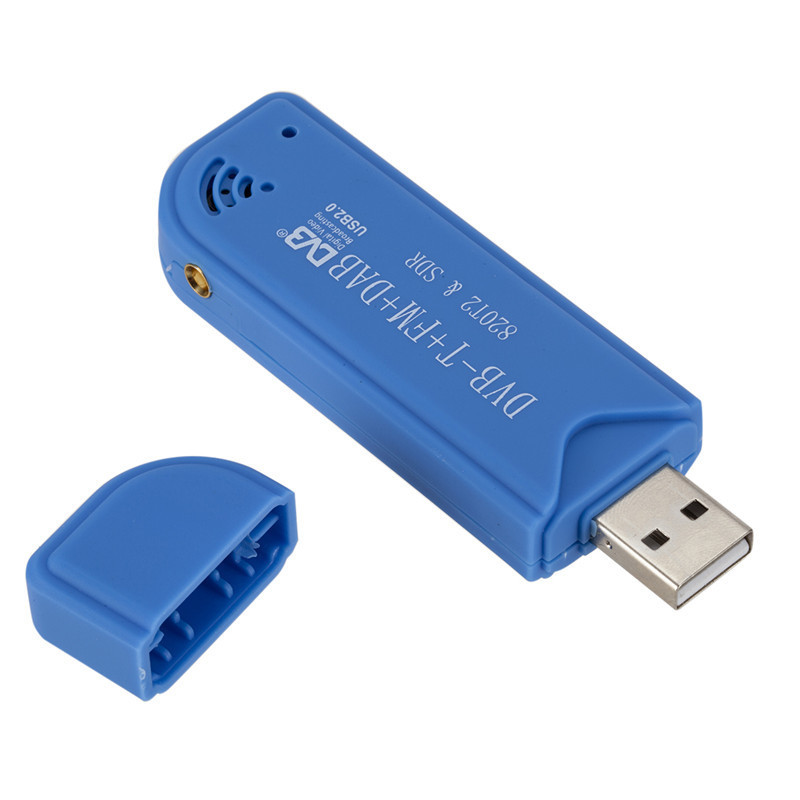 厂家批发直销USB2.0 SDR+DAB+FM TV DVB-T Stick RTL2832U+R820T2详情图1