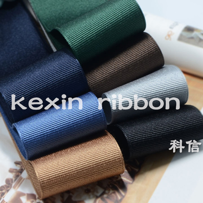 South Korea Imported Ribbed Ribbon Handmade Hair Accessories Diy Bow Material Gift Box Packaging Hat Clothing Accessories details Picture