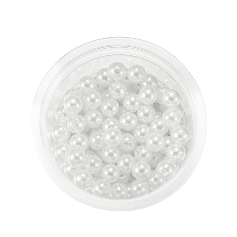 Diy Clothing Jewelry Accessories Wholesale 3-20Mm White Beige Plastic Abs Imitation Pearl Straight Hole Round Pearl Application Scenario