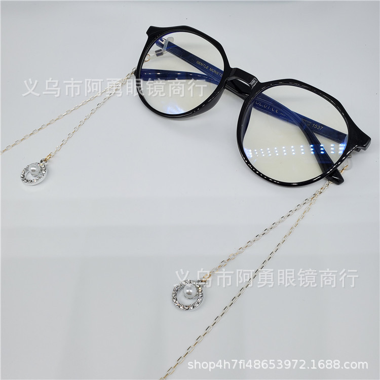 厂家直销 眼镜绳 双吊眼镜链网红眼镜链爆款眼镜绳女士韩风眼镜链