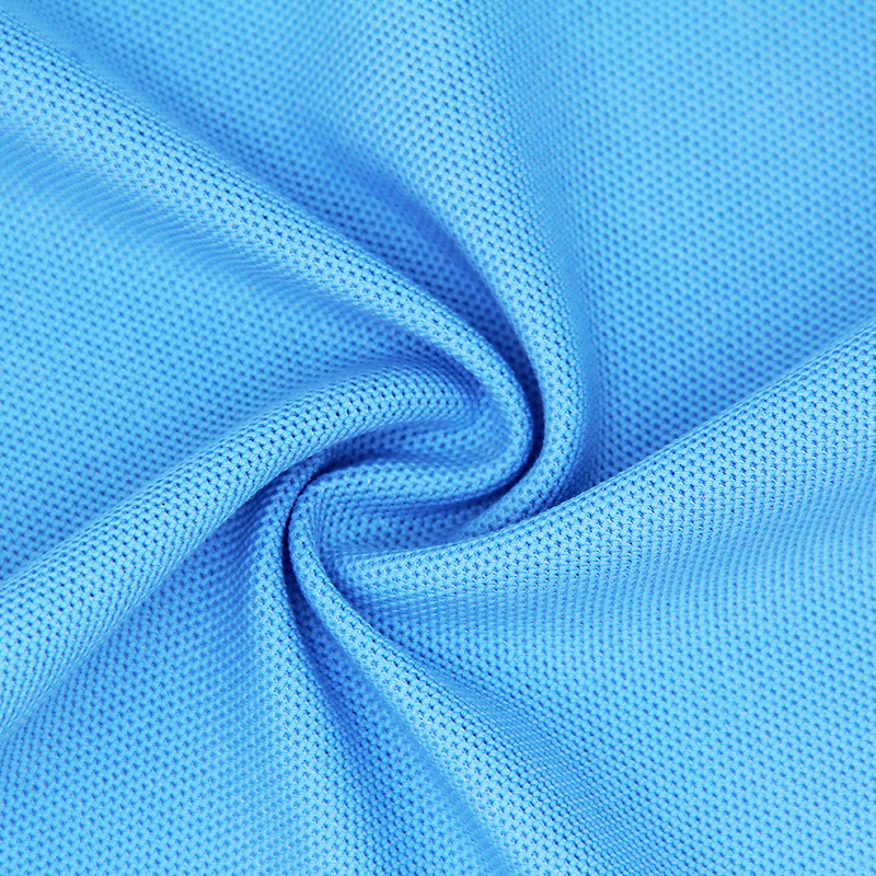 Double-ply ply fabric, 40-count combed cotton summer T-shirt, polo shirt, men's school uniform fabric, double-ply ply mesh fabric Specification image