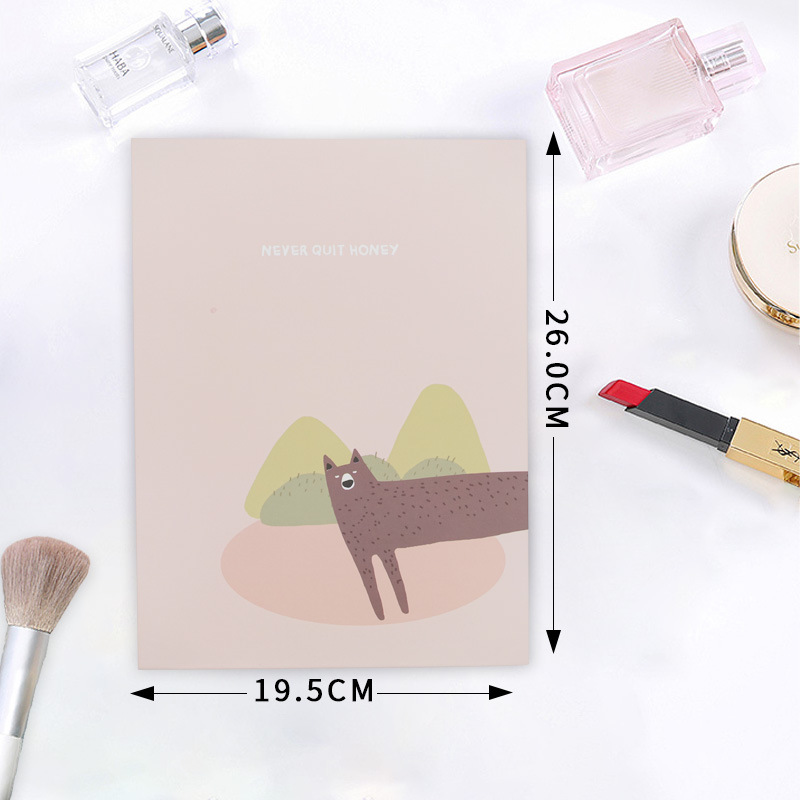 Celia Folding Paper Mirror Table Type Beauty Dressing Table Portable Makeup Mirror Large Cartoon Spot Wholesale details Picture