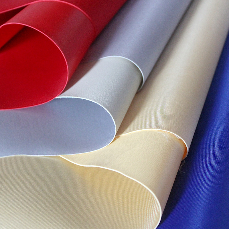 Color espumado cuero mercerizado venta directa de fábrica color espumado tela de poliéster color espumado protección del medio ambiente se puede hacer PVC Specification image