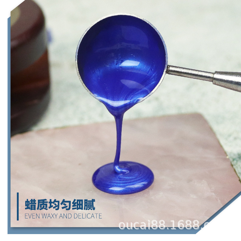 火漆蜡粒八边形/请柬喜贴封蜡/八边形印章蜡颗粒细节图