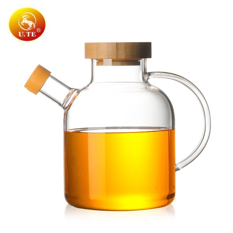 晶致厂家直销玻璃油壸家用大容量油罐厨房防漏食用油的酱油醋壶详情图5