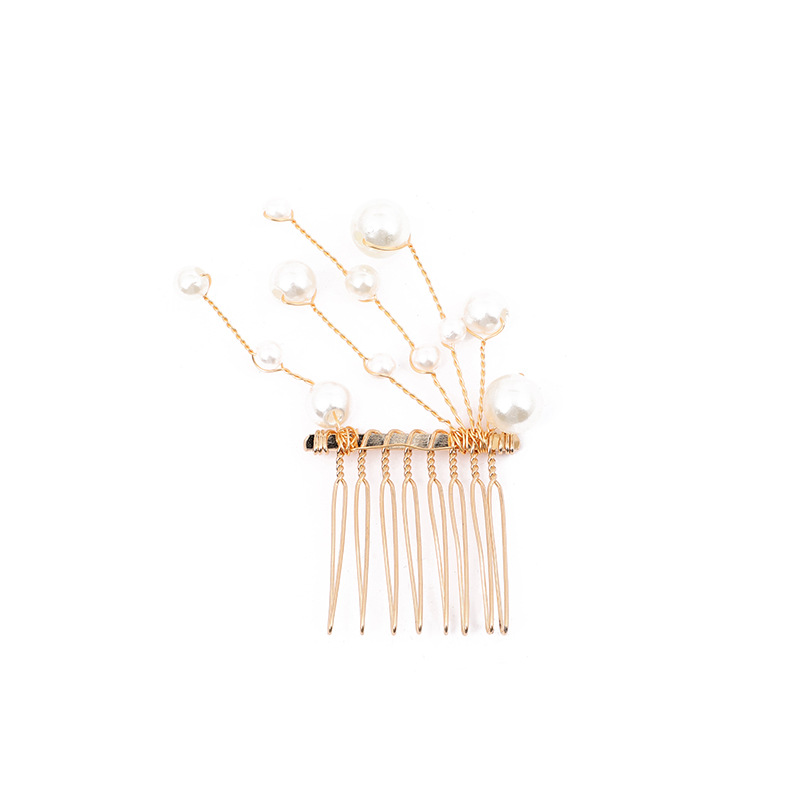 Bride's hairpin, pearl hair pin, ancient-style Hanfu hair accessory, performance hairpin, ancient-style headwear wholesale, domestic independent other hair accessories Item Picture