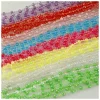Wedding curtain decoration 8+4mm Earth chain transparent AB color toy necklace headwear decoration accessories Item Picture